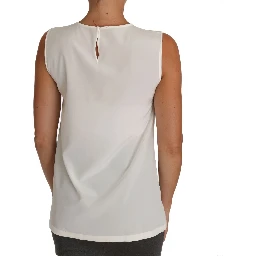 White Embellished Crystal Sequin Fairy  Top