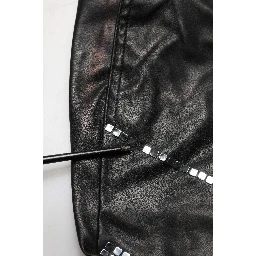 Black Embellished Tapered  Pants