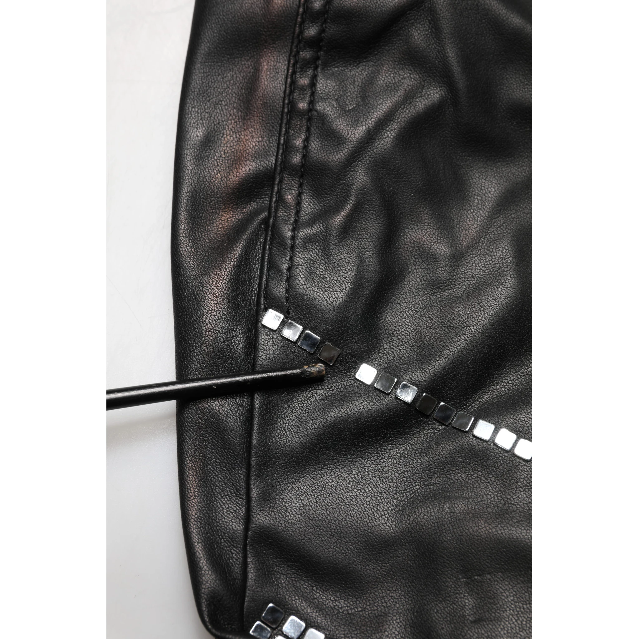 Black Embellished Tapered  Pants