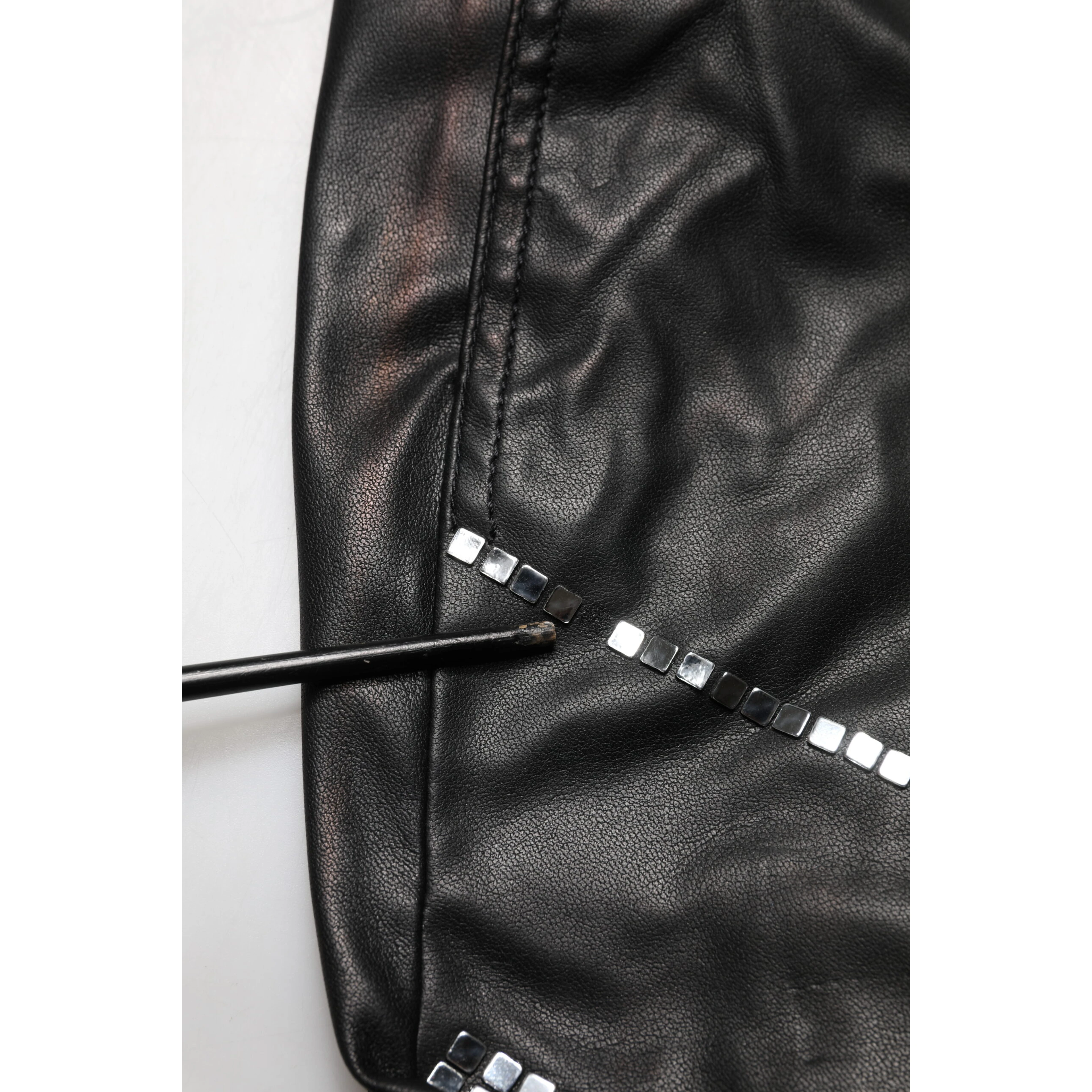 Black Embellished Tapered  Pants