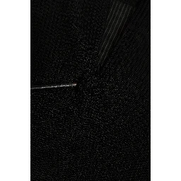 Black Viscose Turtle Neck Pullover Top