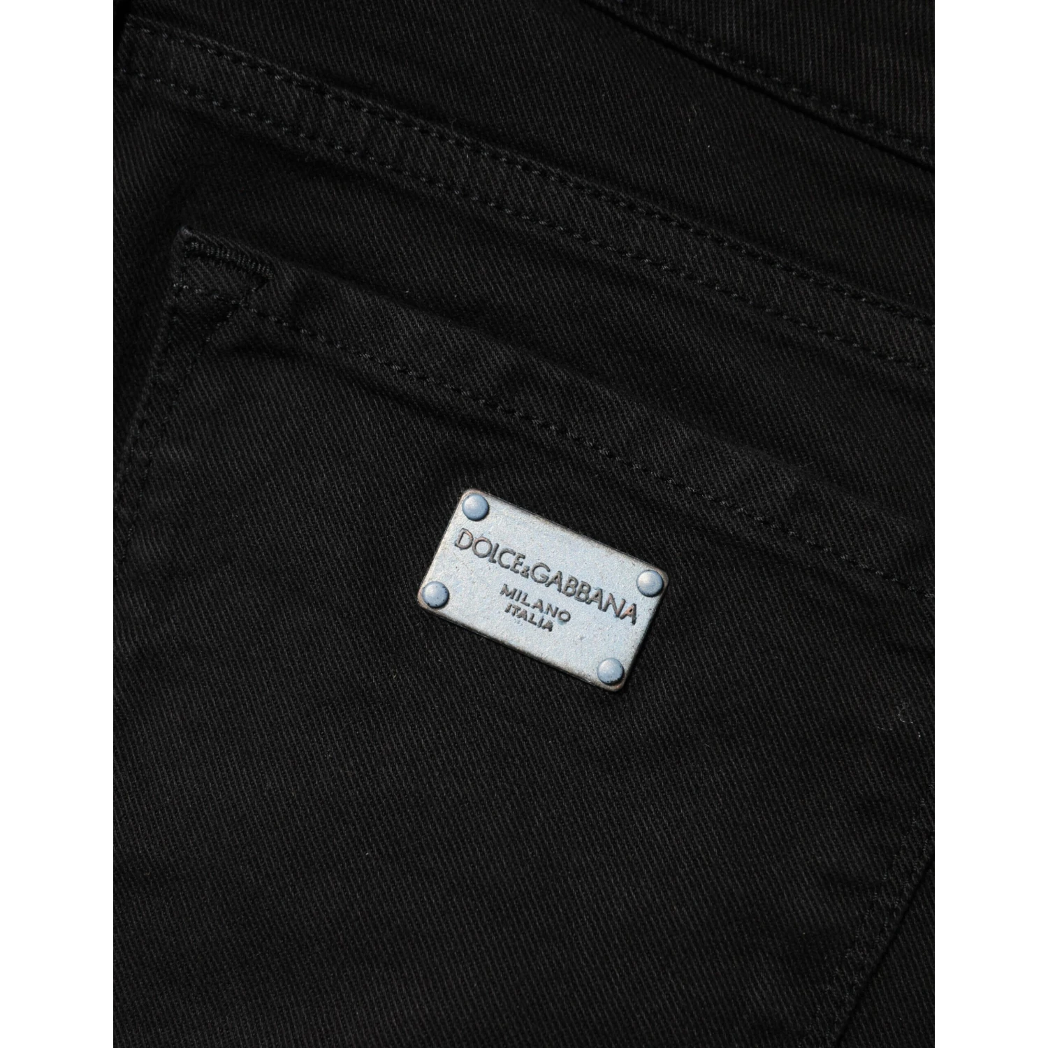 Black Cotton Skinny Denim Trouser Jeans