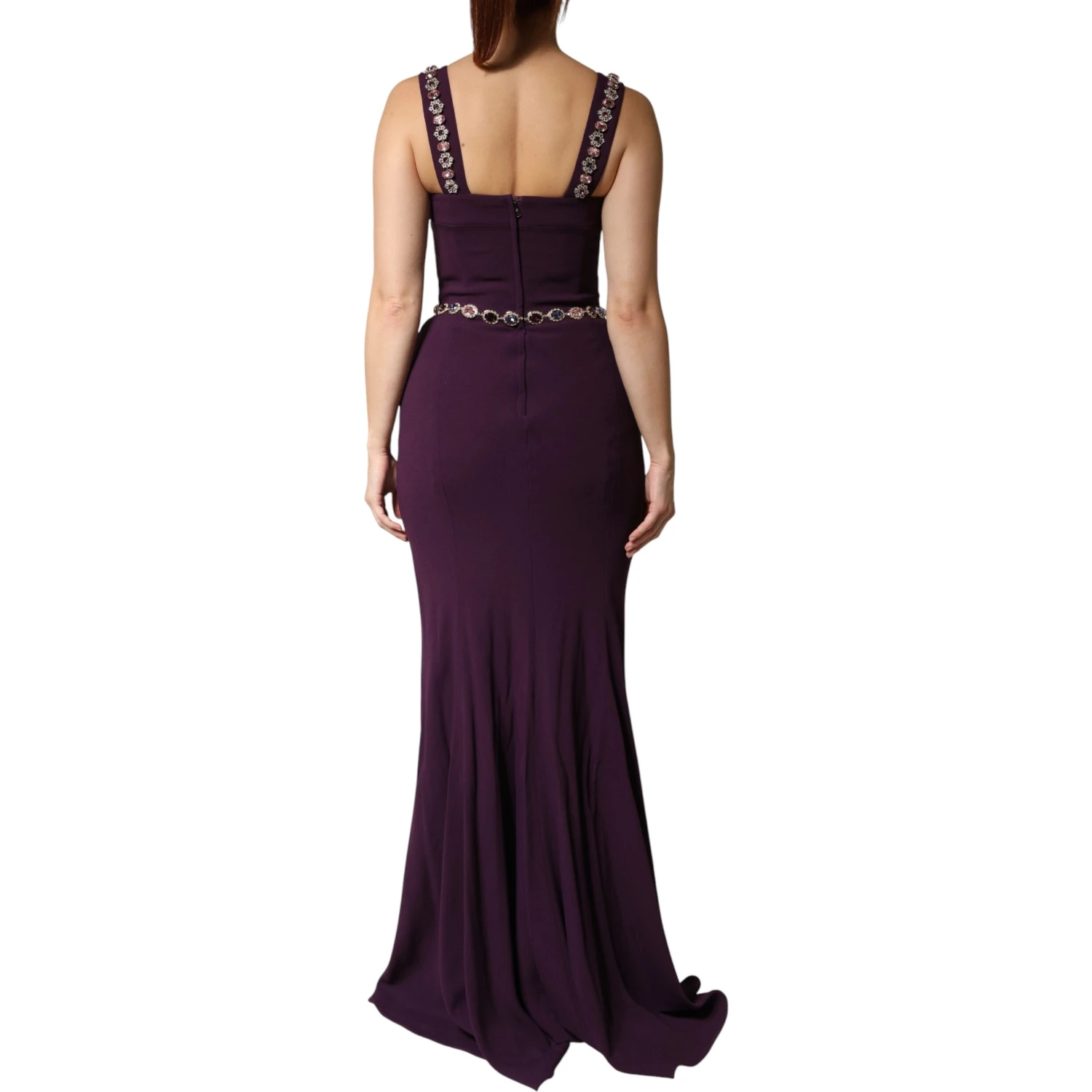 Violet Embellished Sheath Mermaid Gown Dress