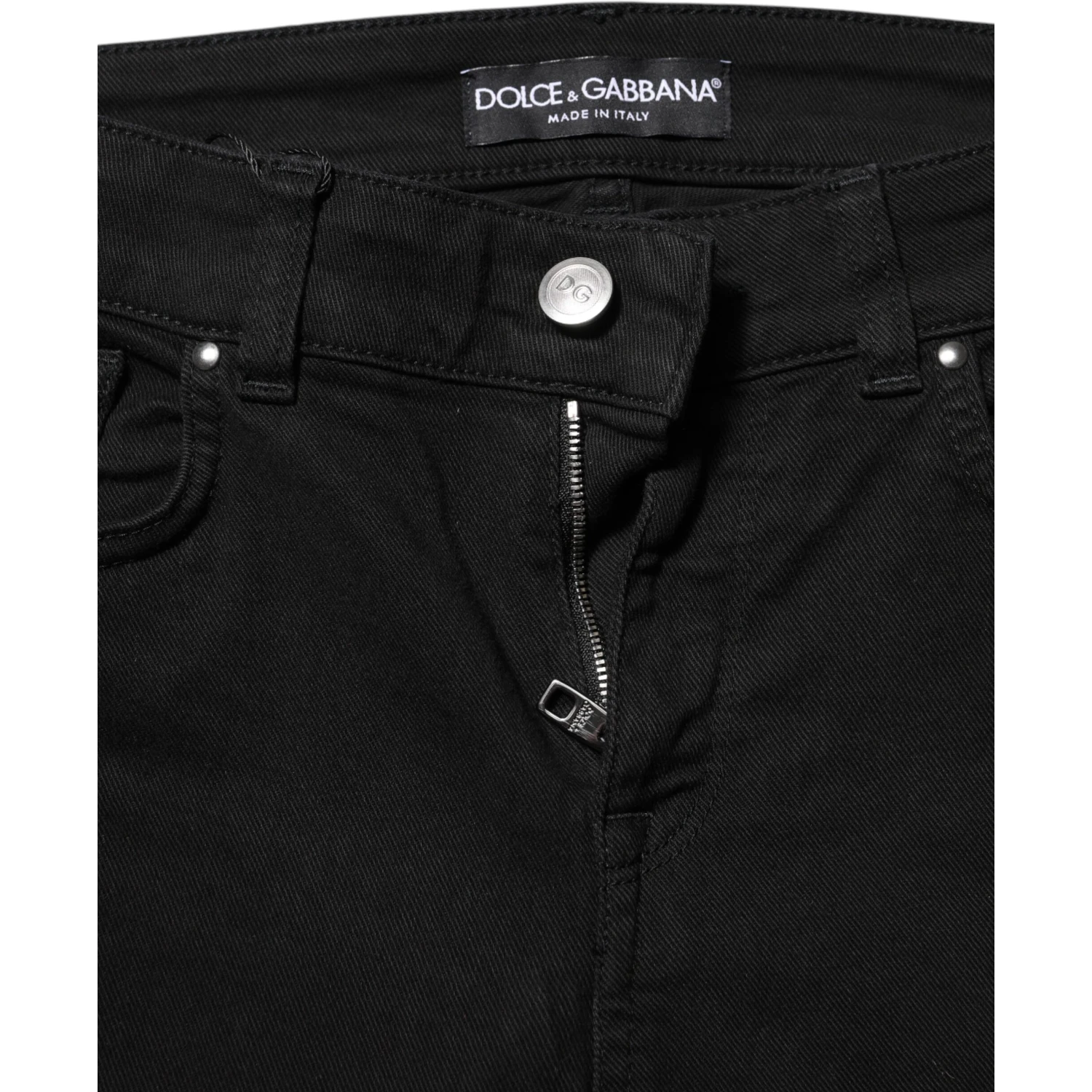 Black Cotton Casual Skinny Denim Jeans