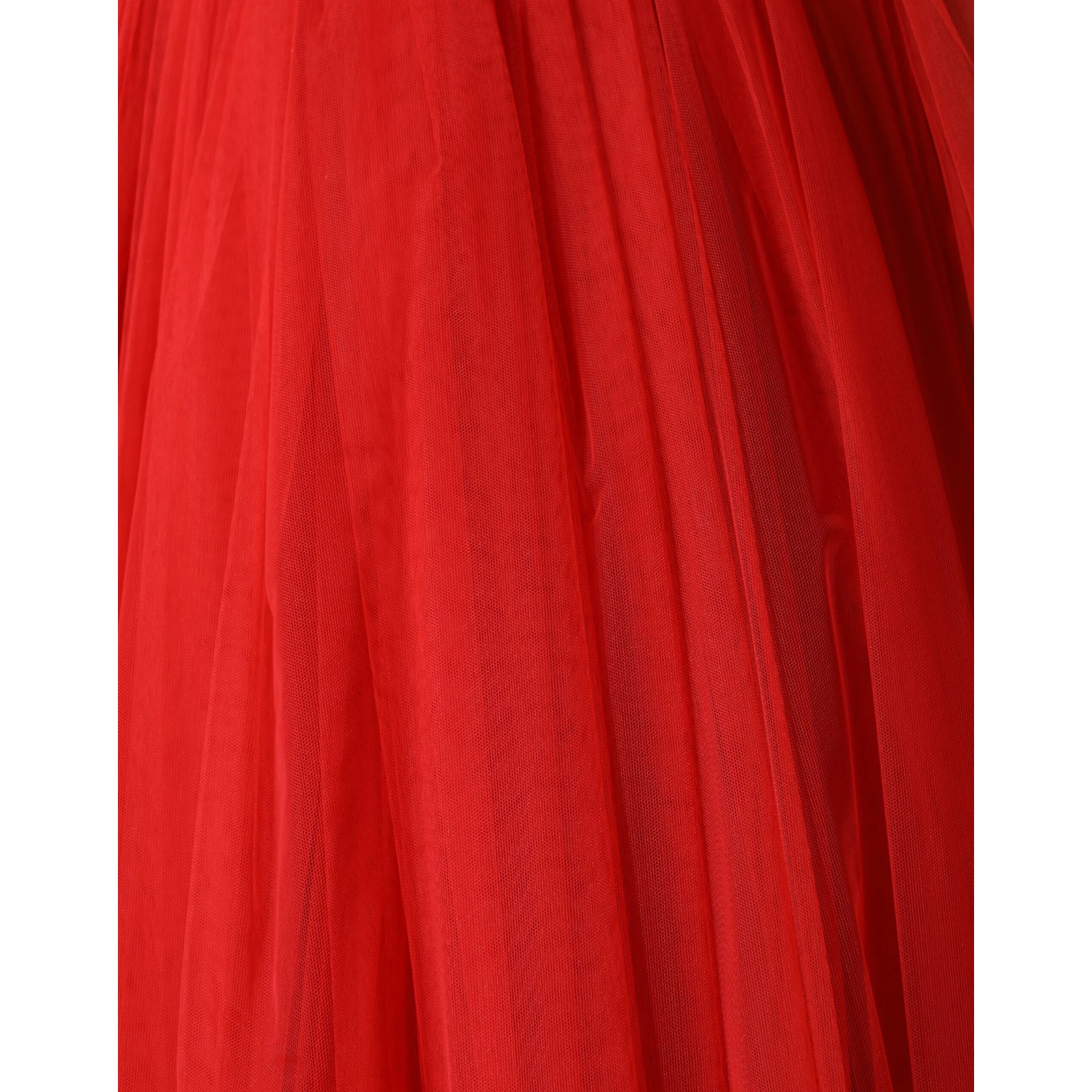 Red Floral Off Shoulder A-line Gown Dress