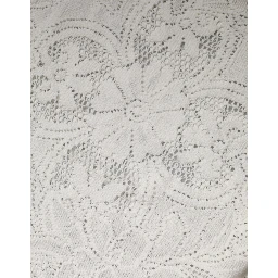 White Embroidery Lace Cotton Blouse Top
