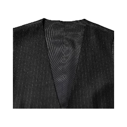 Black Stripes Wool Dress Men Waistcoat Vest