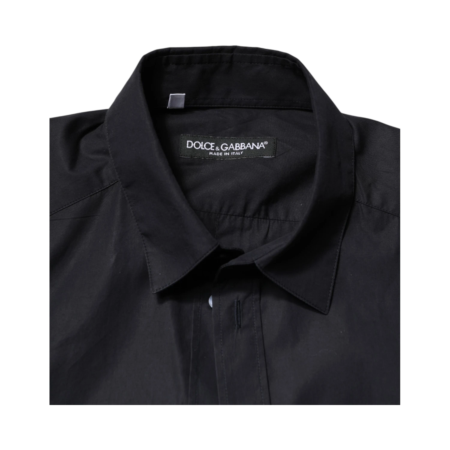 Black Cotton Long Sleeves Dress Formal Shirt