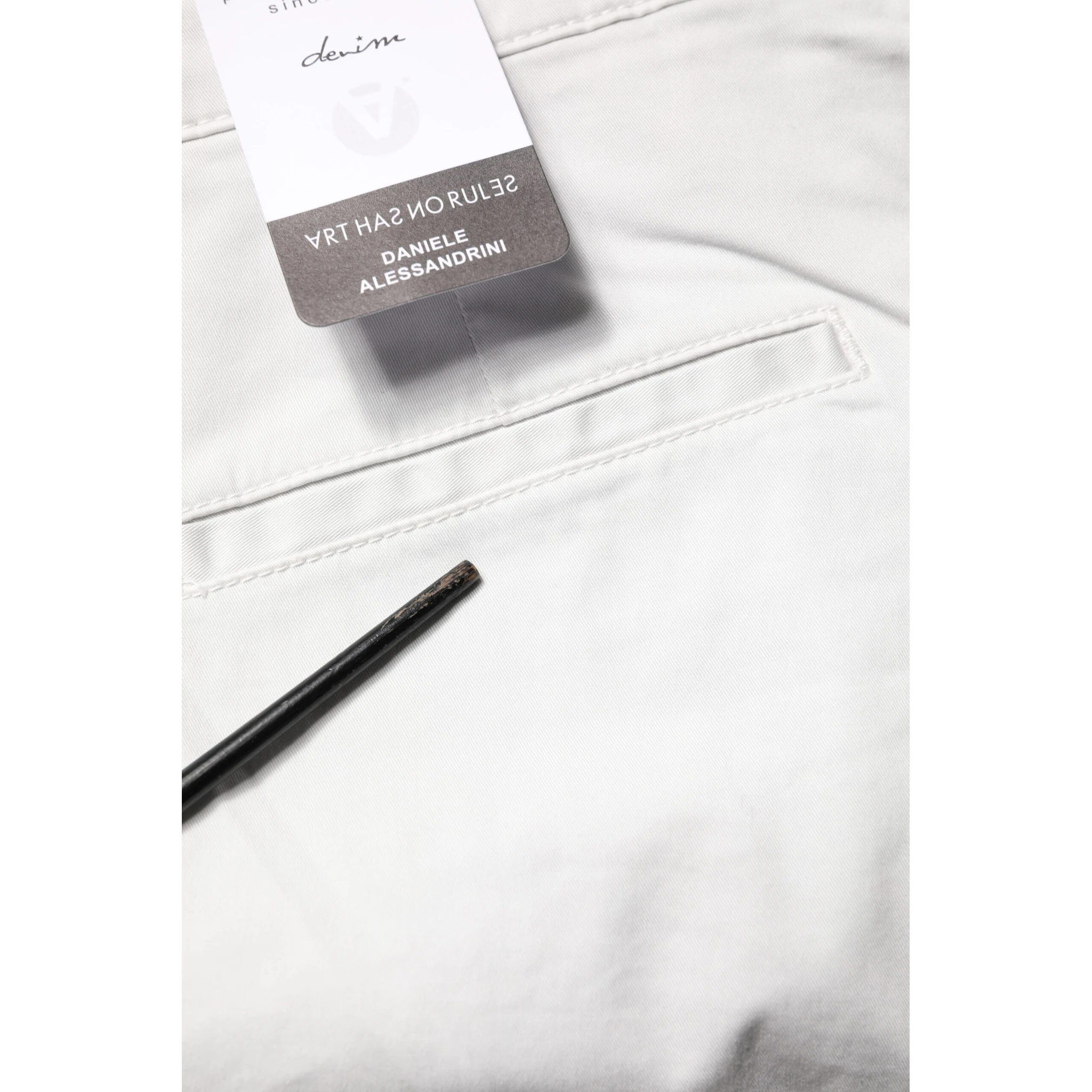 White Cotton Mid Waist Skinny Men Denim Jeans