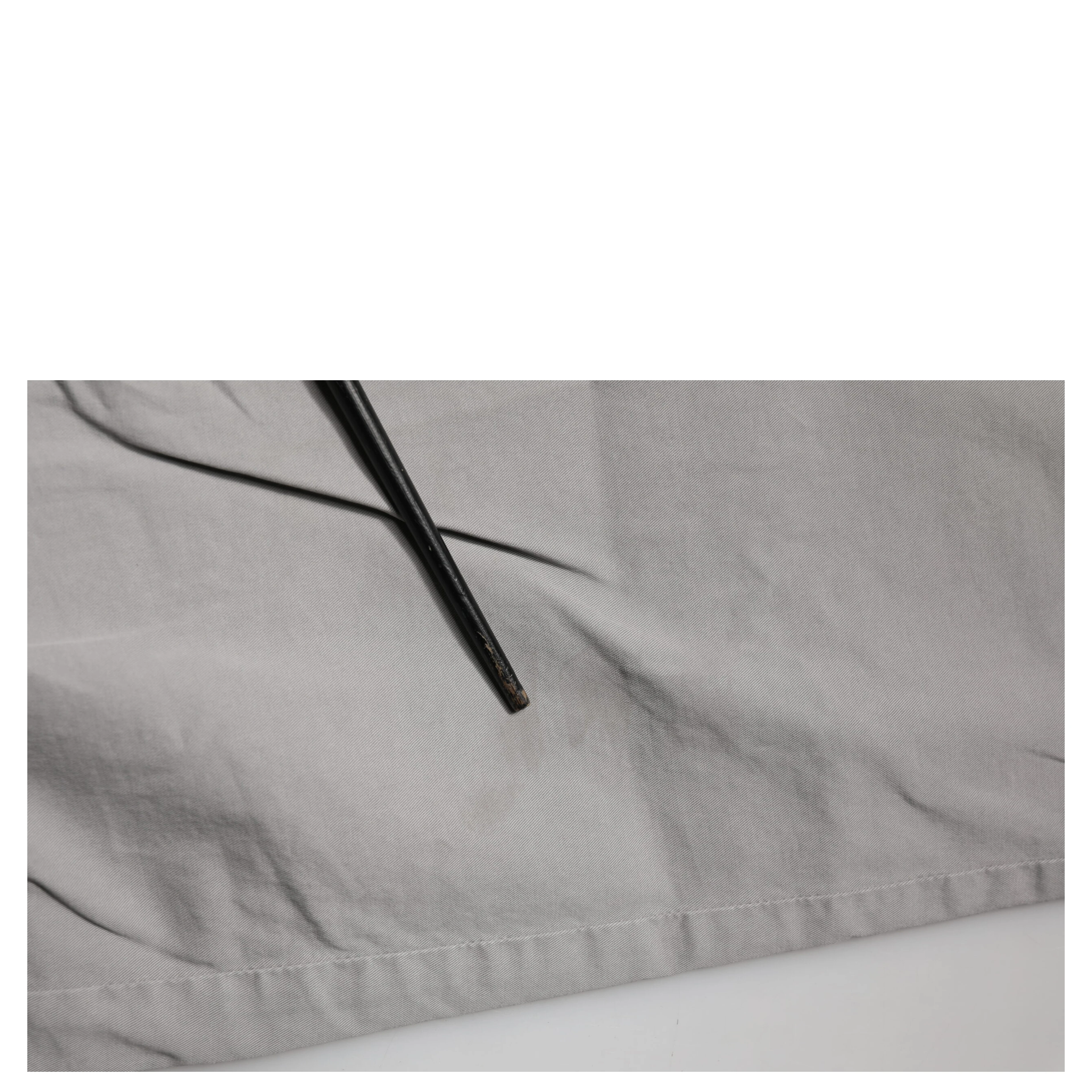 Light Gray Cotton Mid Waist Skinny Men Jogger Trouser Pants