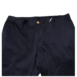 Navy Blue Skinny Chino Mid Waist Men Pants