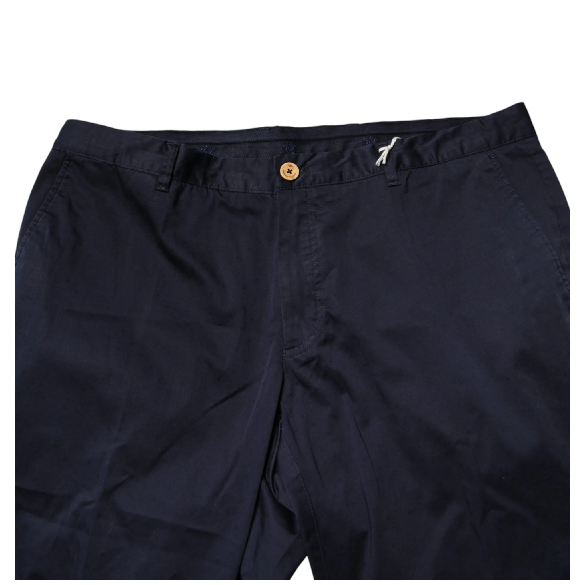 Navy Blue Skinny Chino Mid Waist Men Pants
