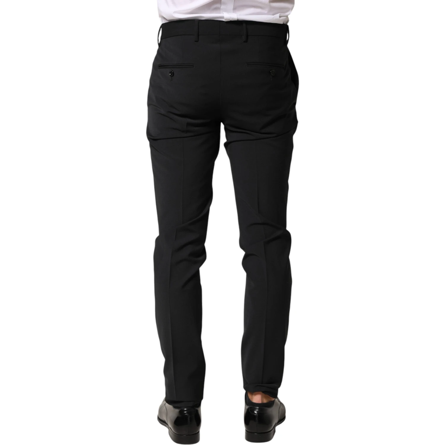 Black Wool Formal Dress Men Trouser Pants