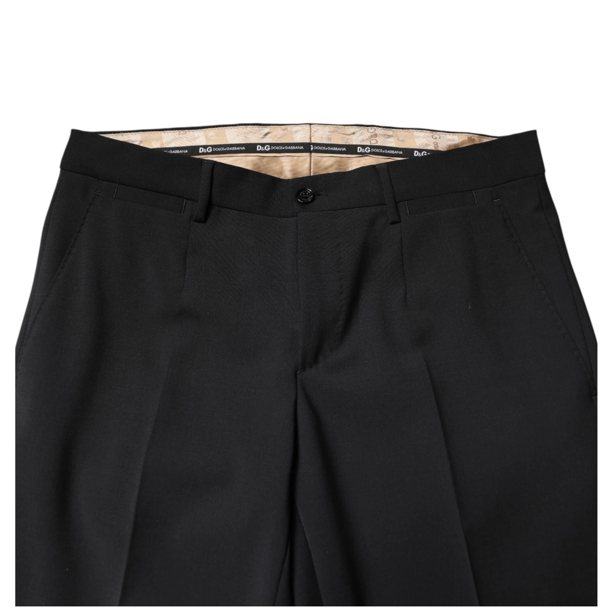 Black Wool Formal Dress Men Trouser Pants