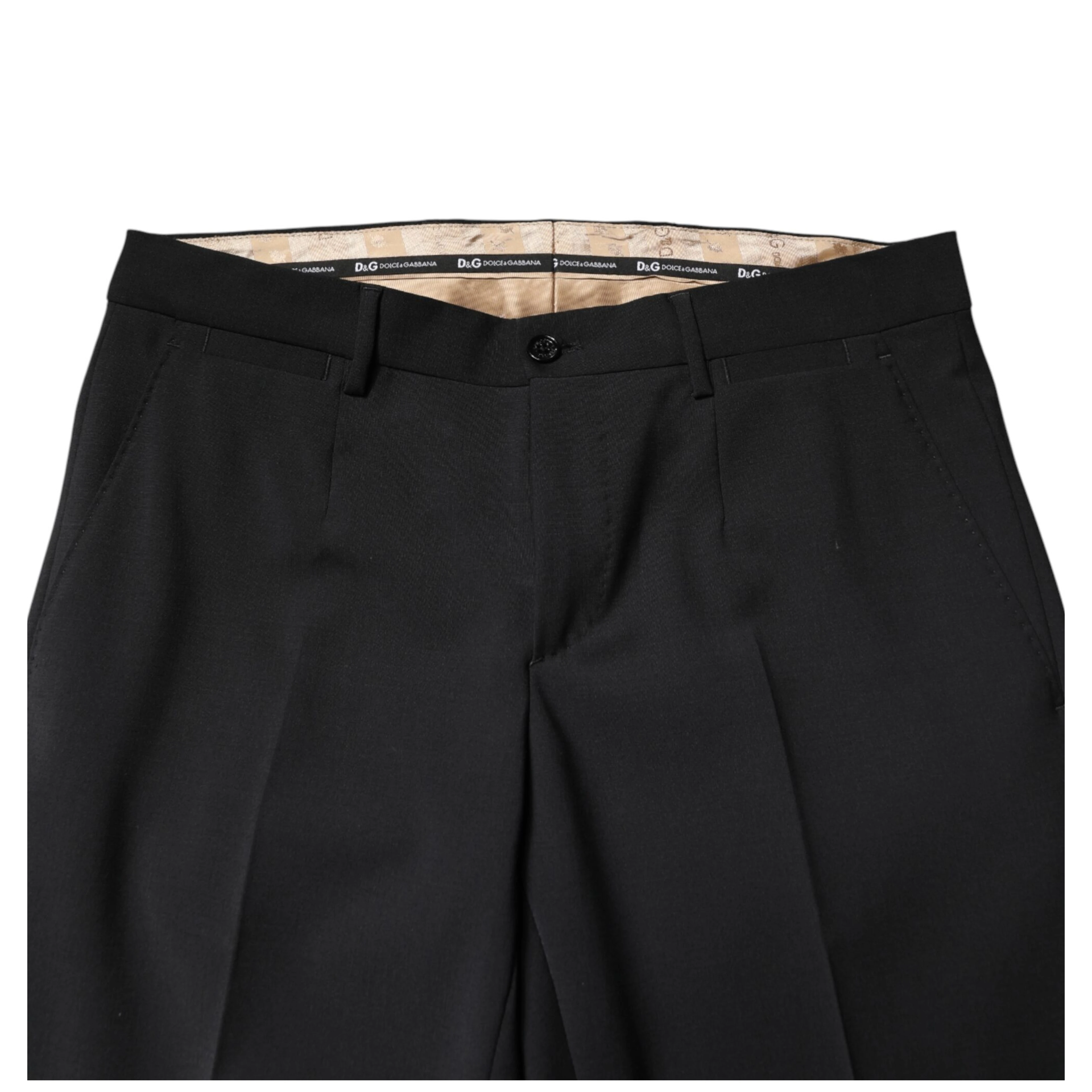 Black Wool Formal Dress Men Trouser Pants