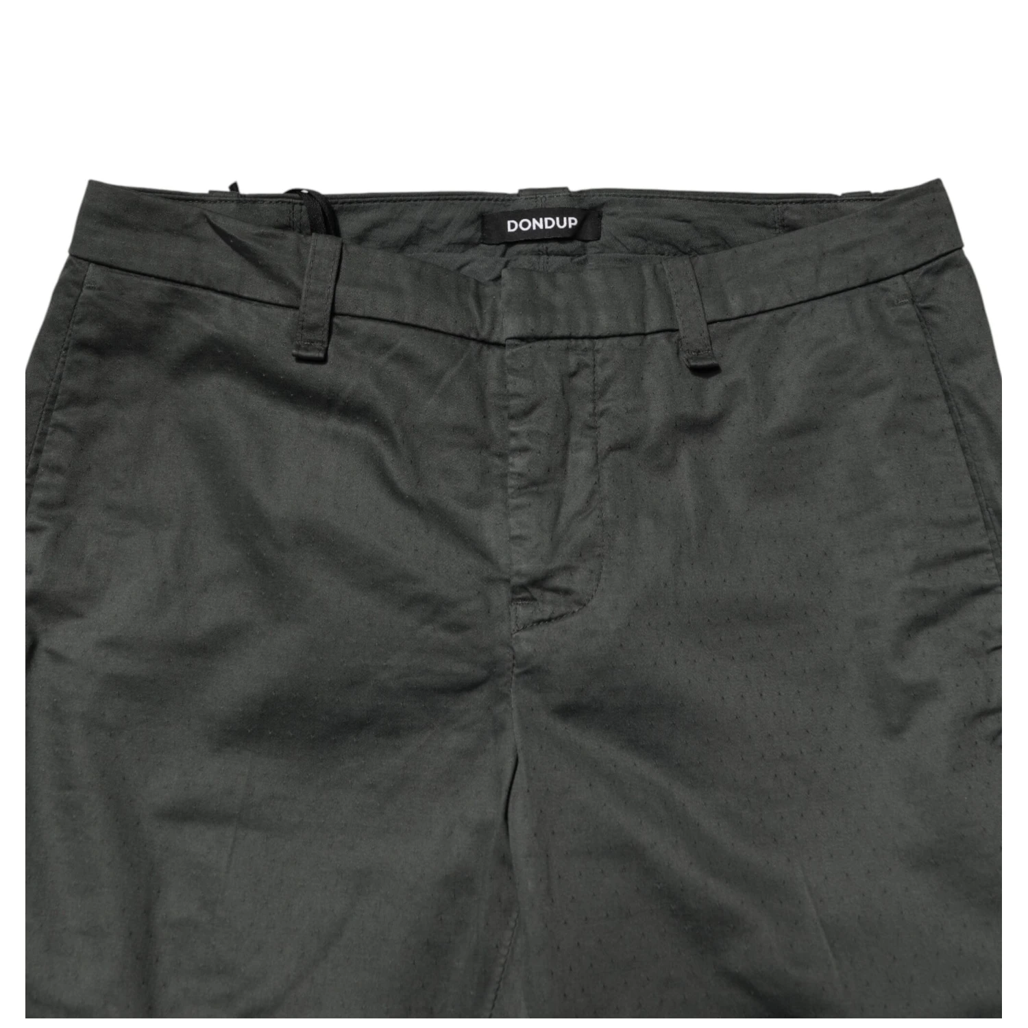 Dark Gray Cotton Mid Waist Skinny Men Chino Trouser Pants