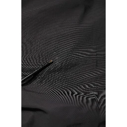 Black Mid Waist Men Tapered Dress Trouser Pants