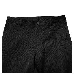 Black Viscose Dress Formal Men Trousers Pants