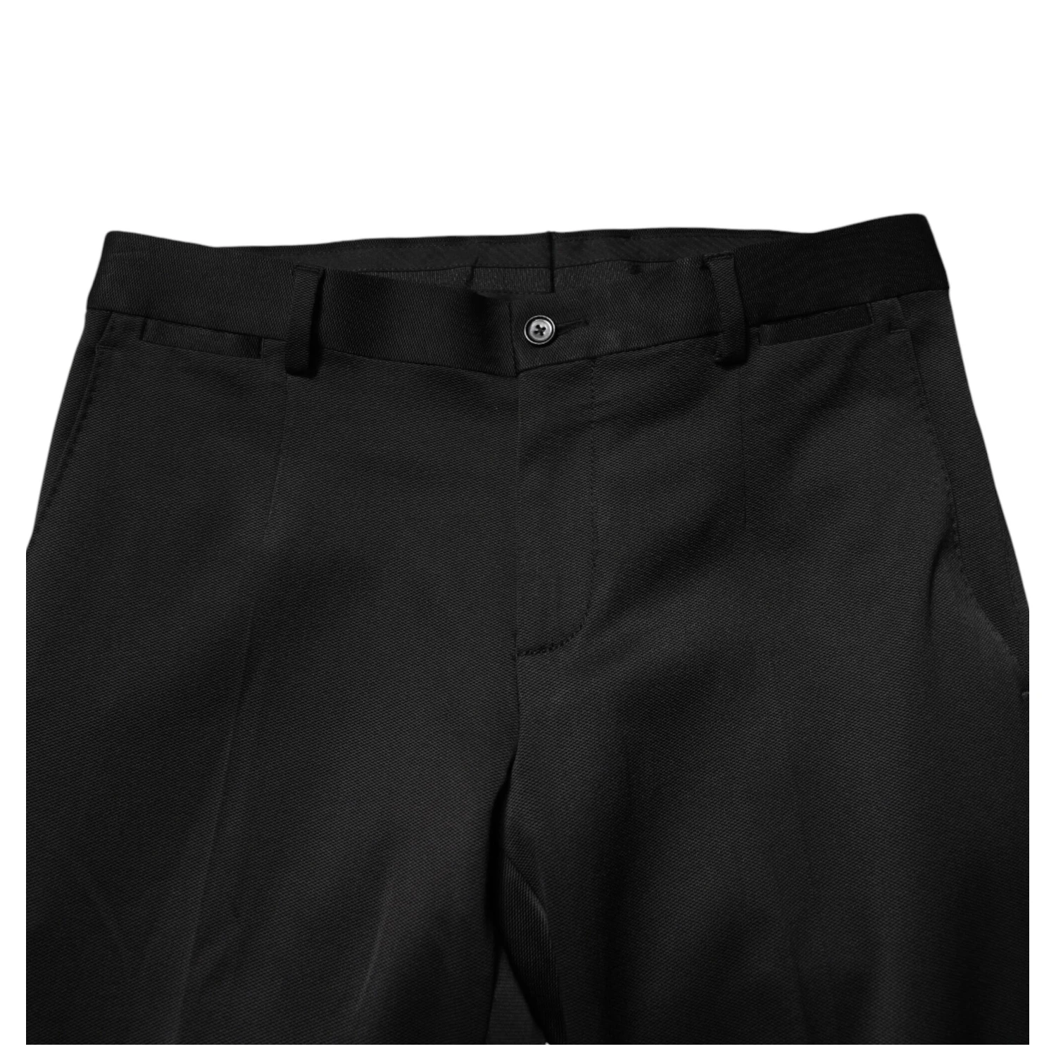 Black Viscose Dress Formal Men Trousers Pants