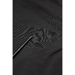 Black Mid Waist Men Tapered Dress Trouser Pants