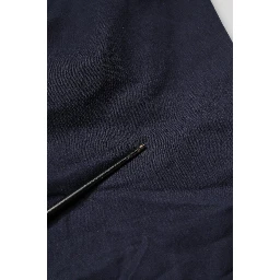 Navy Blue Skinny Chino Mid Waist Men Pants