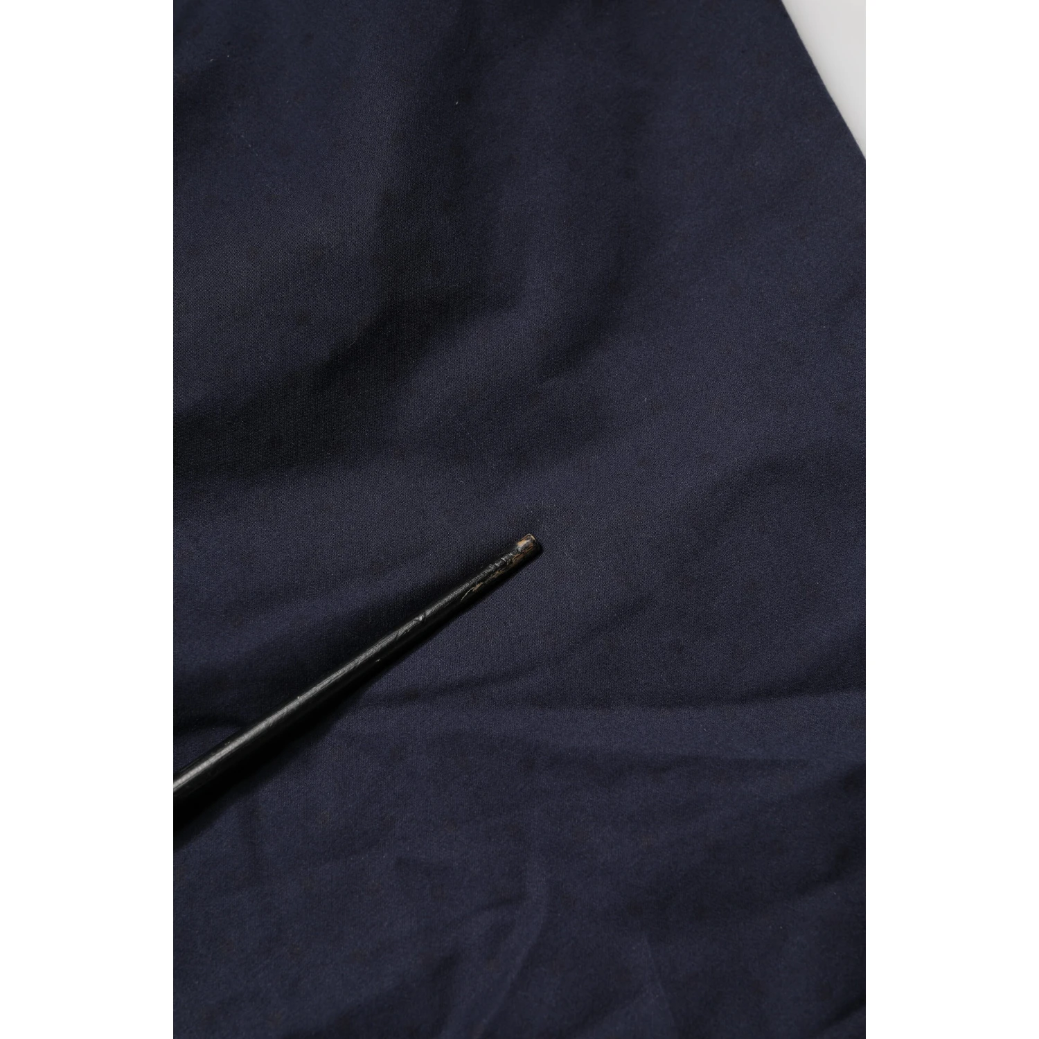 Navy Blue Skinny Chino Mid Waist Men Pants