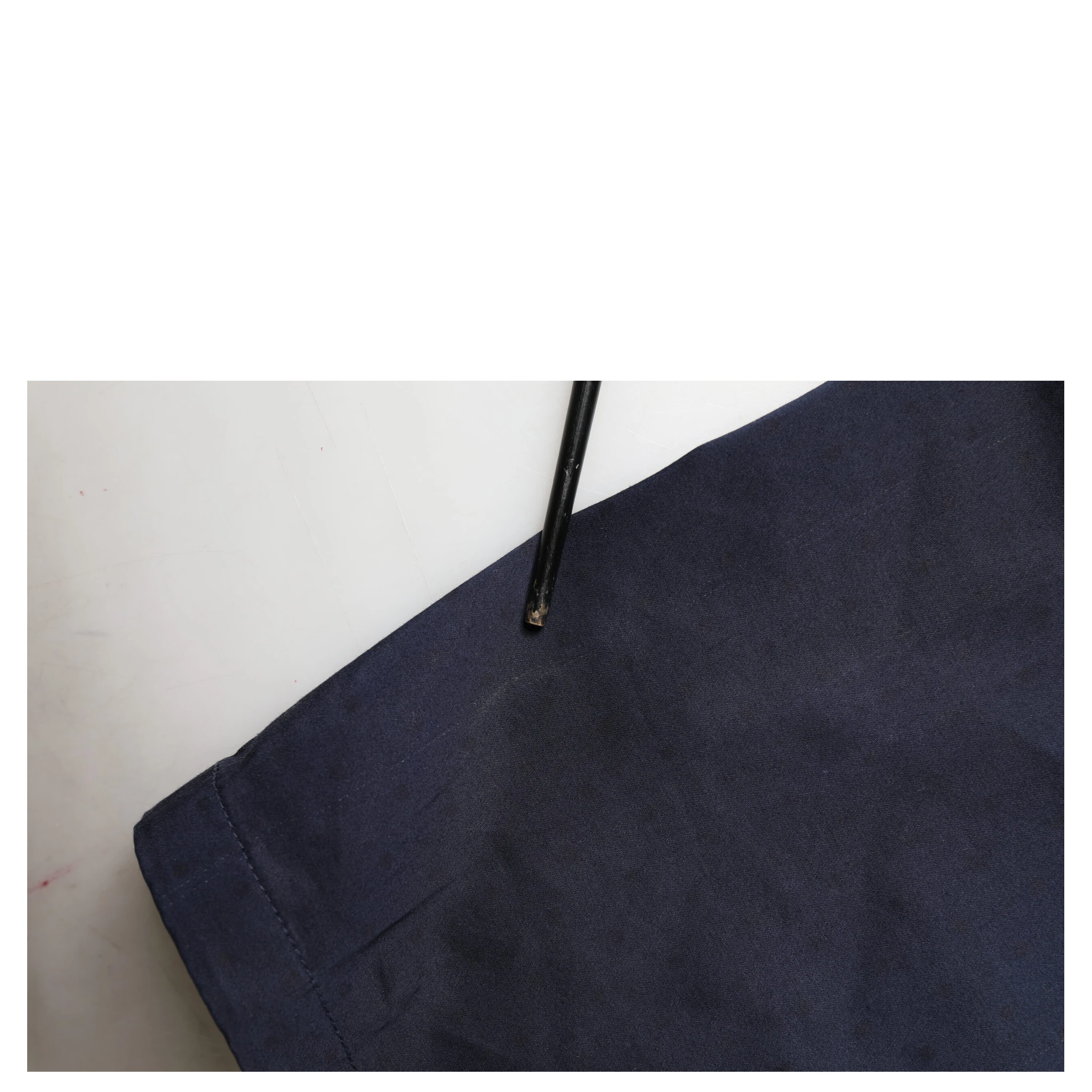 Navy Blue Skinny Chino Mid Waist Men Pants