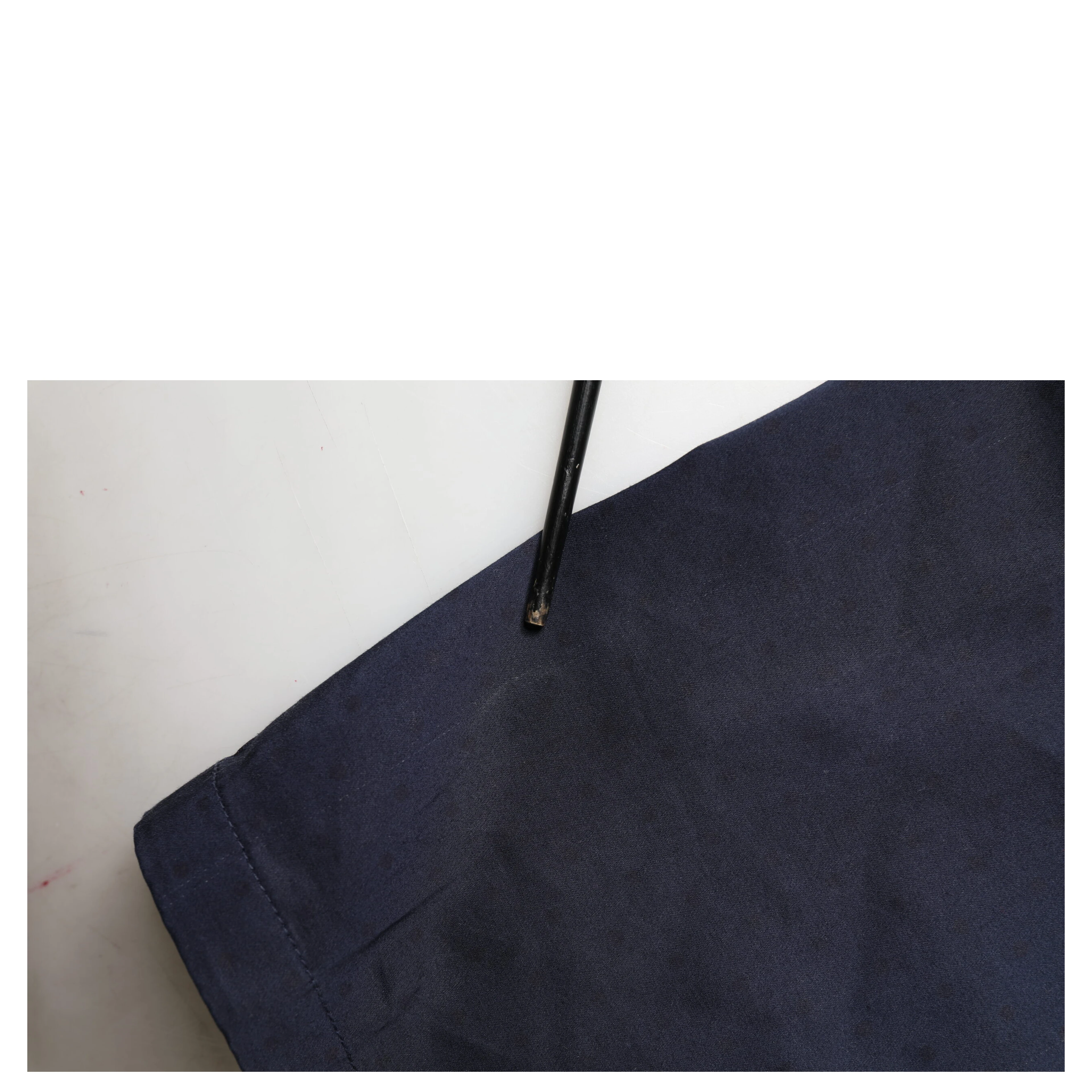 Navy Blue Skinny Chino Mid Waist Men Pants