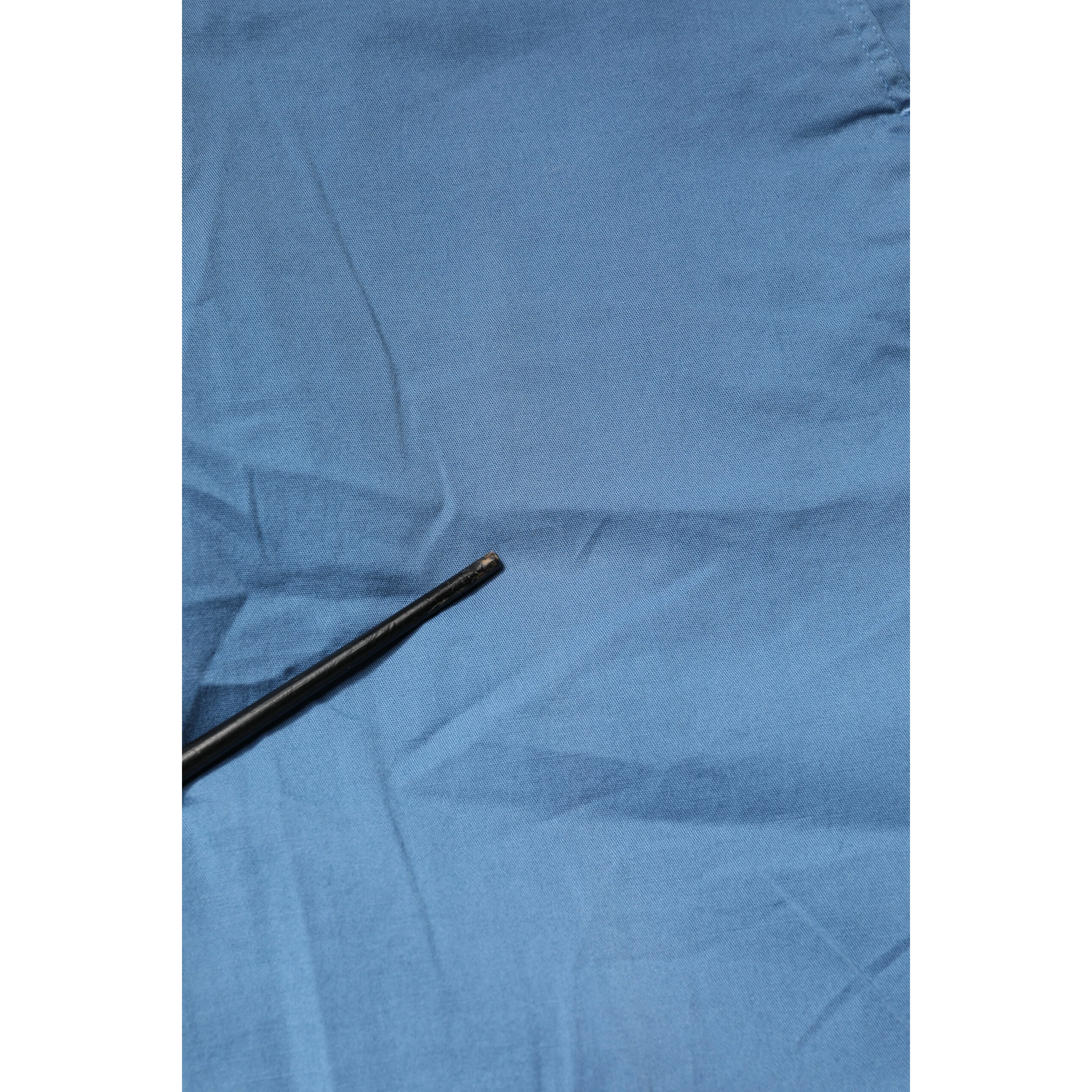 Blue Cotton Mid Waist Straight Men Denim Jeans