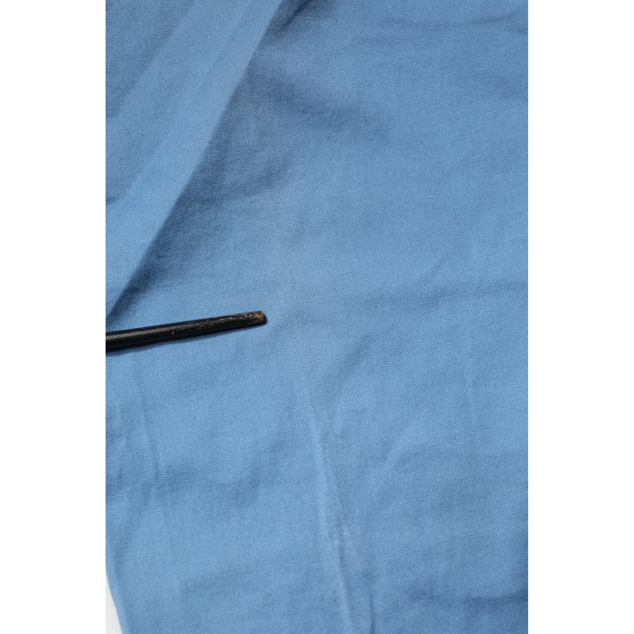 Blue Cotton Mid Waist Straight Men Denim Jeans