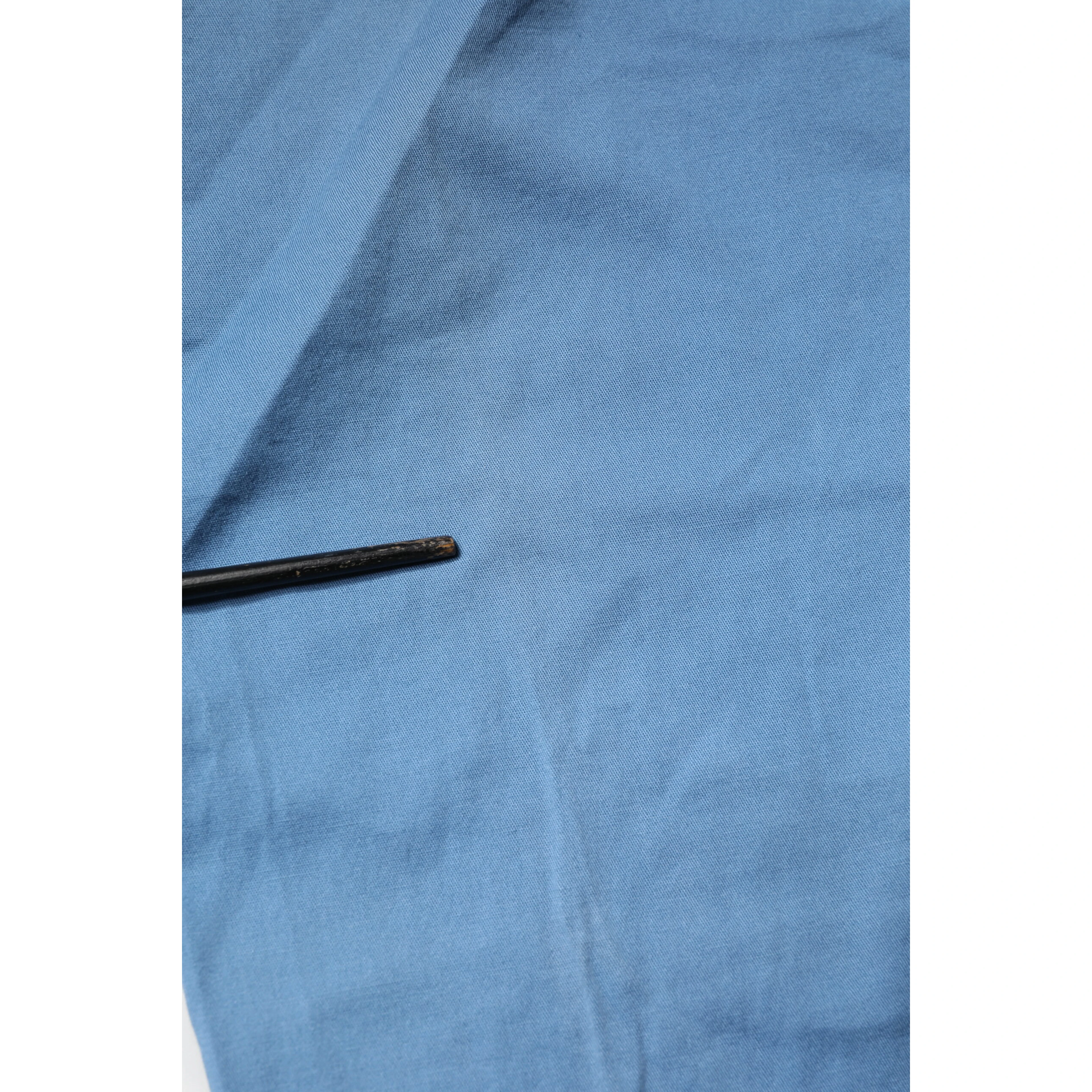 Blue Cotton Mid Waist Straight Men Denim Jeans
