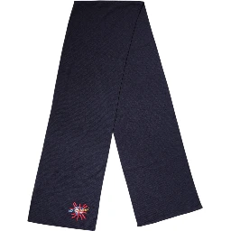 Blue Wool DG Loves London Neck Wrap Scarf