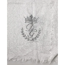 Gray Cashmere Knit Neck Wrap Shawl Scarf