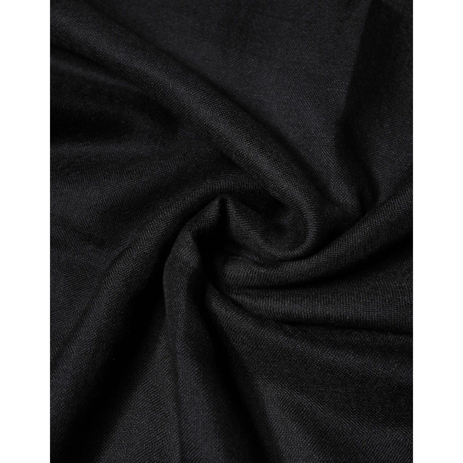 Black Cashmere Knit Neck Wrap Shawl Scarf