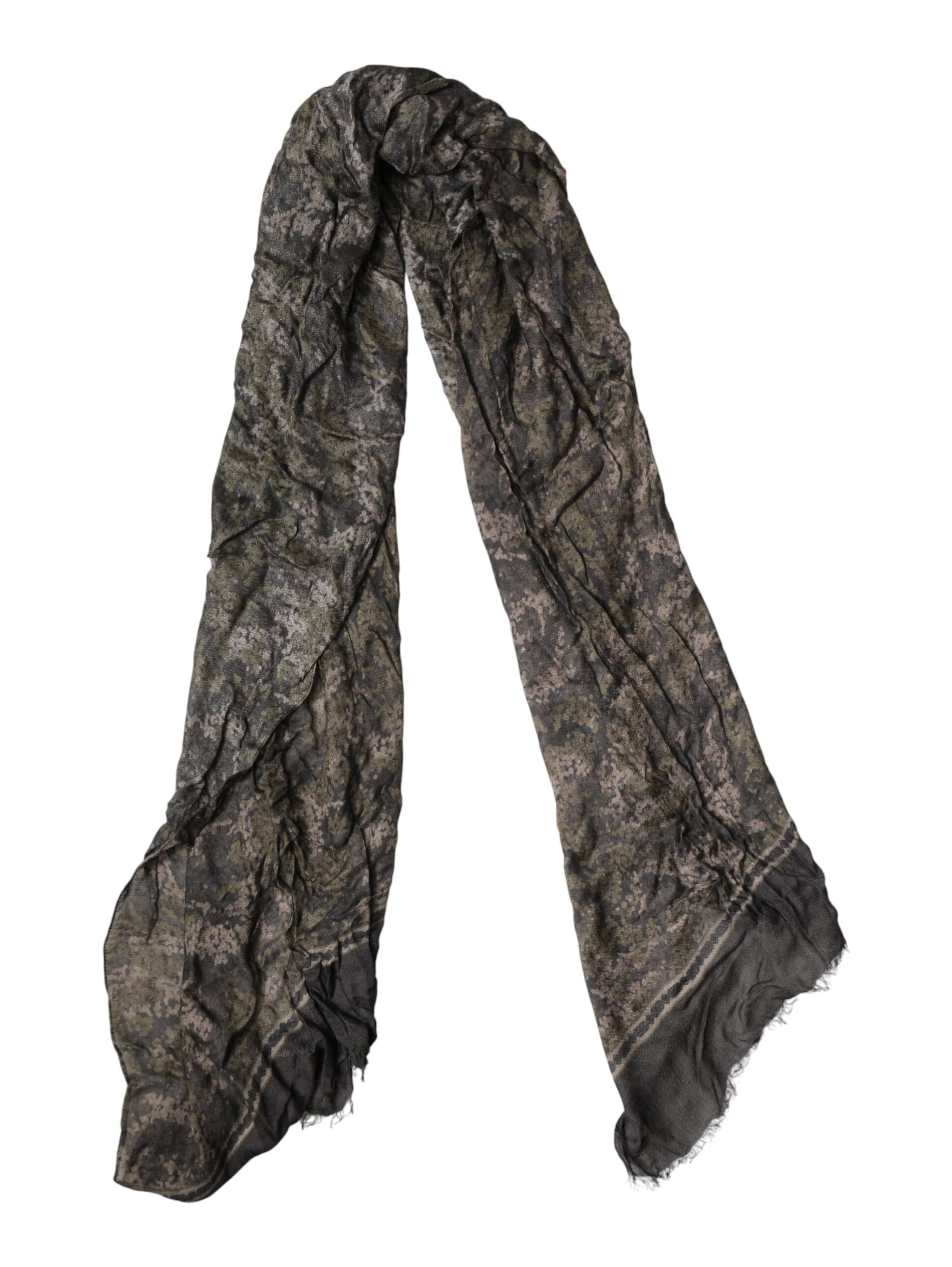 Brown Camouflage Modal Men Shawl Scarf