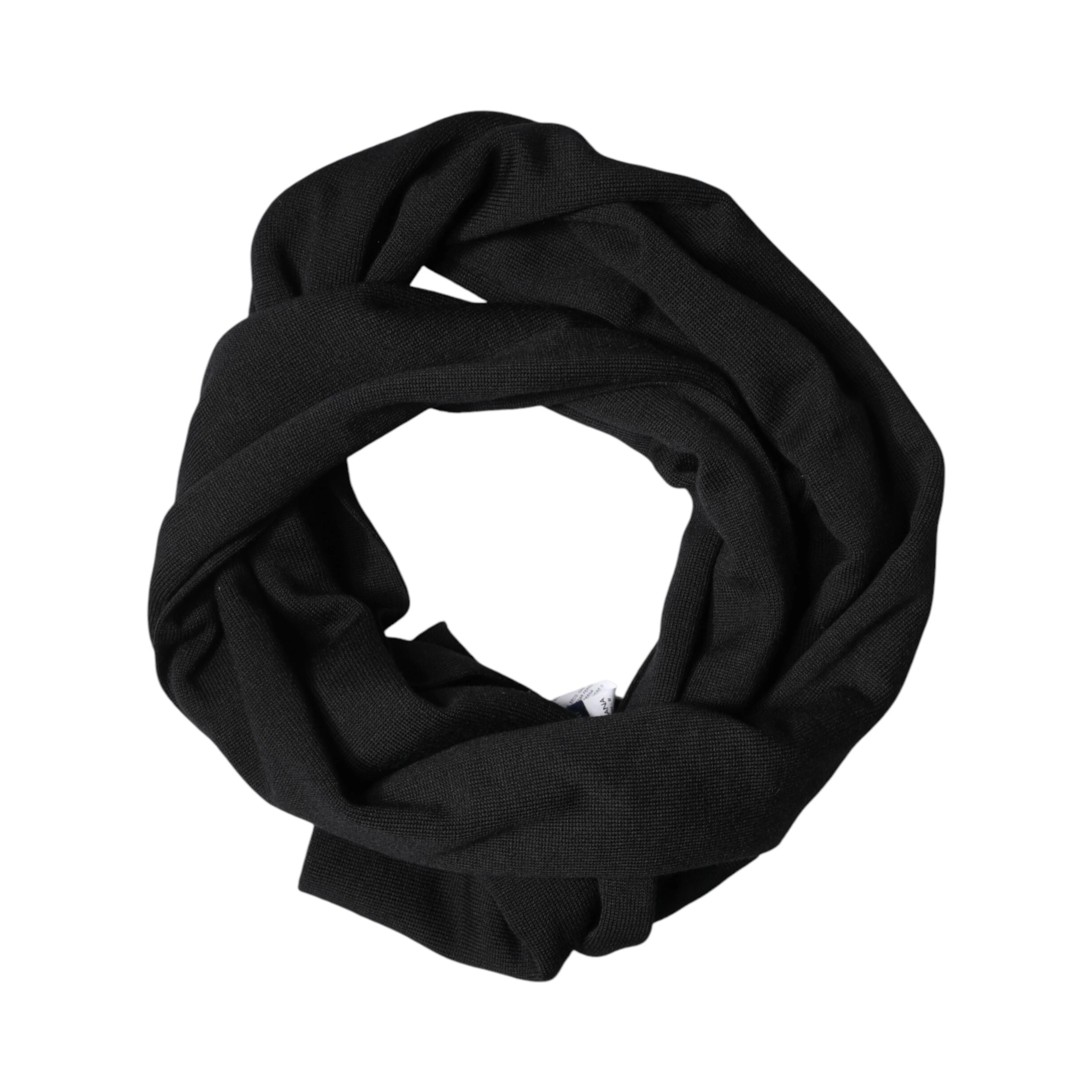 Blue Wool DG Loves London Neck Wrap Scarf