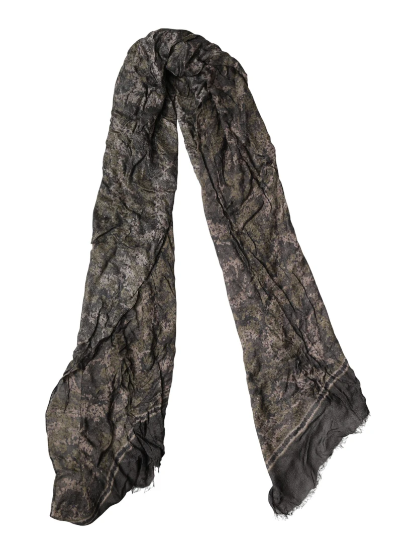 Brown Camouflage Modal Men Shawl Scarf