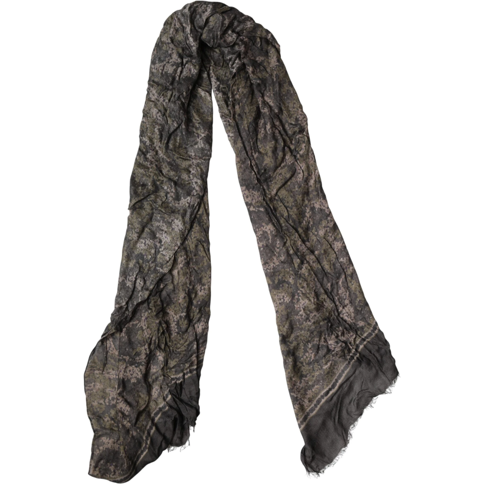 Brown Camouflage Modal Men Shawl Scarf