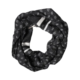 Black Crown Cashmere Neck Wrap Shawl Scarf