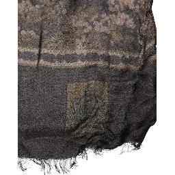 Brown Camouflage Modal Men Shawl Scarf