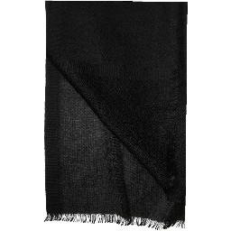Black Cashmere Knit Neck Wrap Shawl Scarf