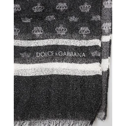 Black Crown Cashmere Neck Wrap Shawl Scarf