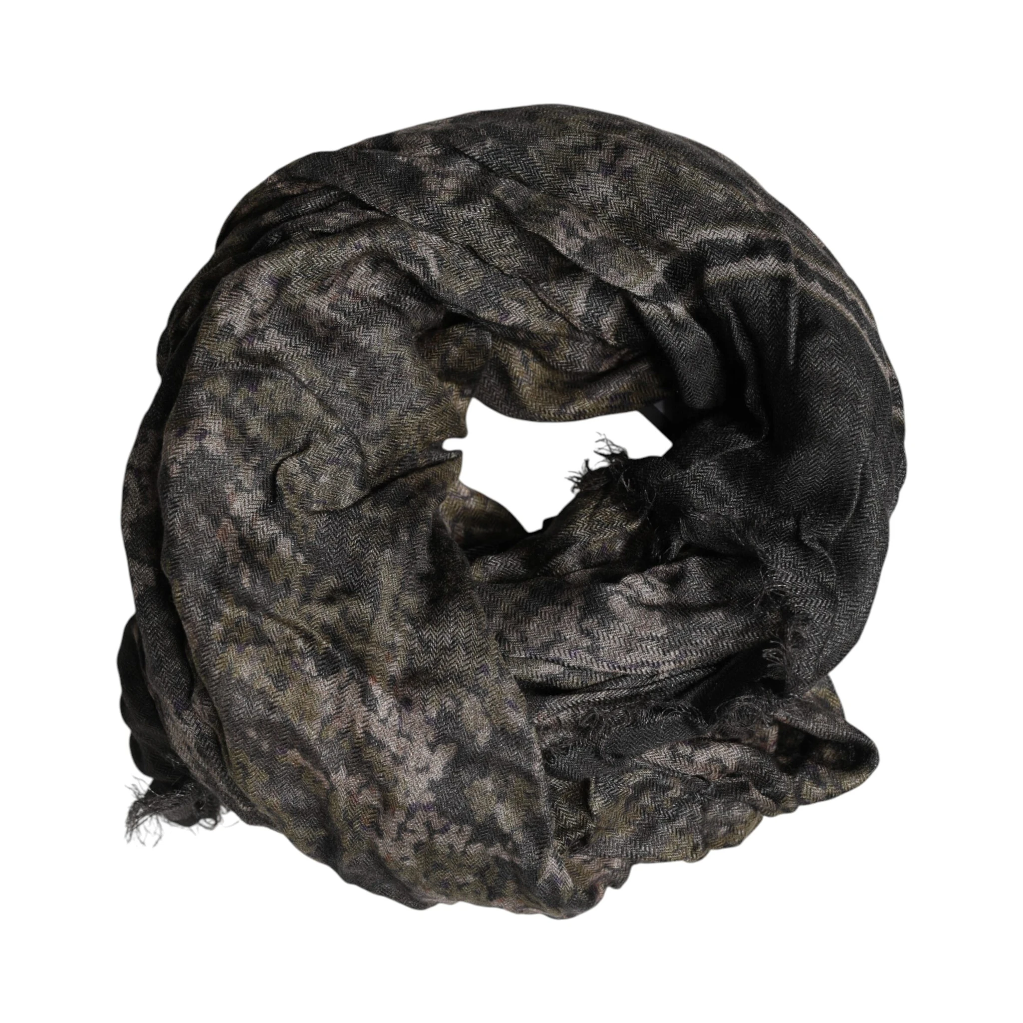 Brown Camouflage Modal Men Shawl Scarf