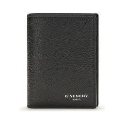 محفظة بوس توروس من جلد العجل الأسود