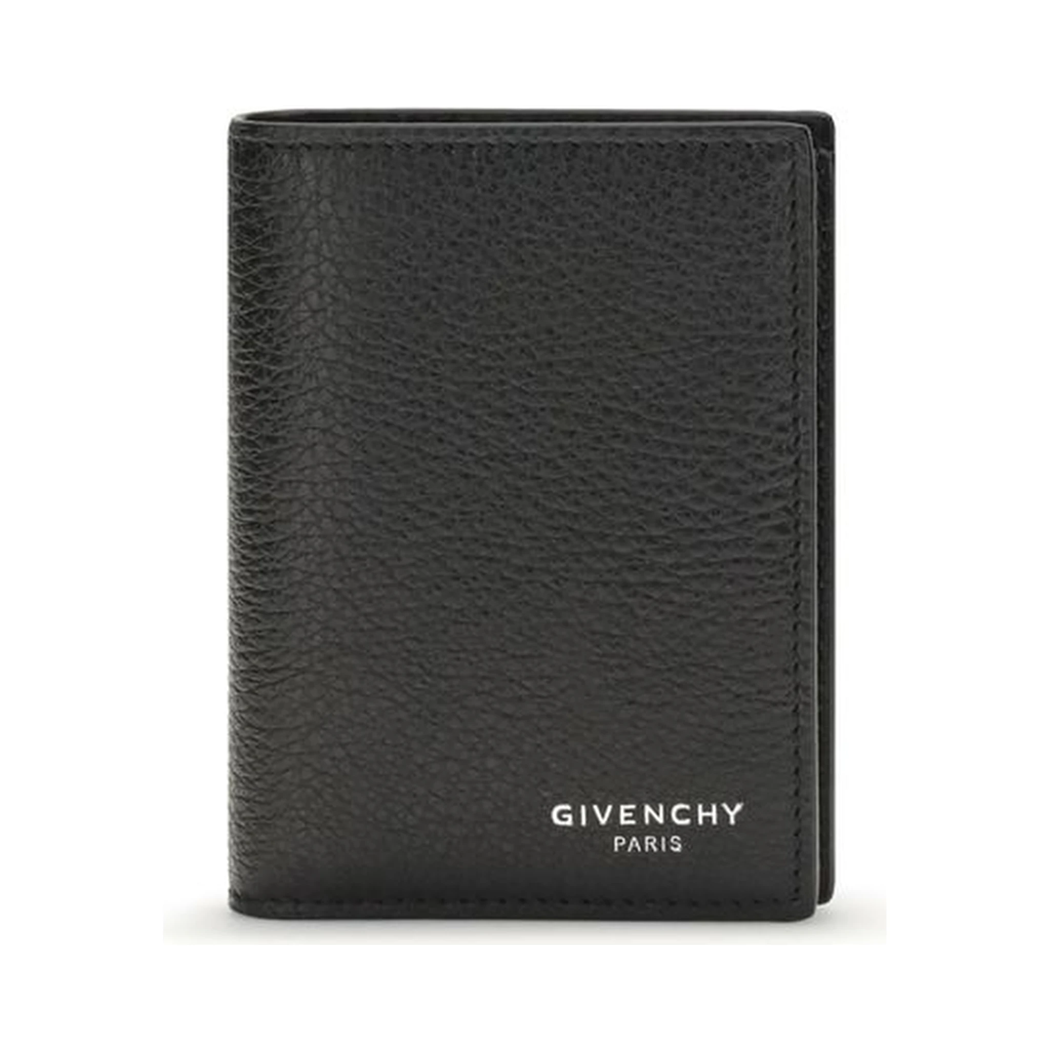 محفظة بوس توروس من جلد العجل الأسود