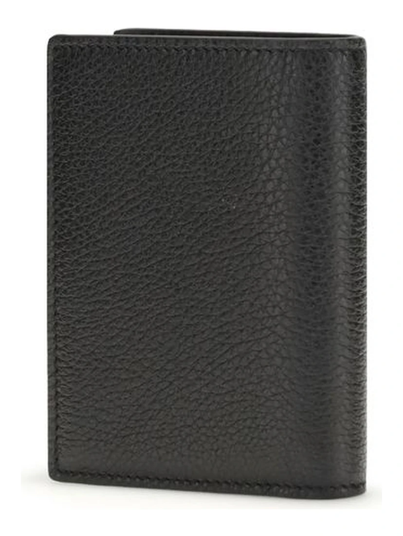 Black Calf Leather Bos Taurus Wallet