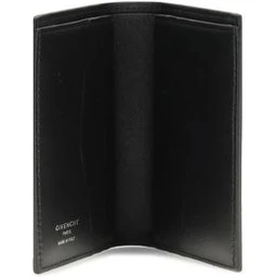 محفظة بوس توروس من جلد العجل الأسود