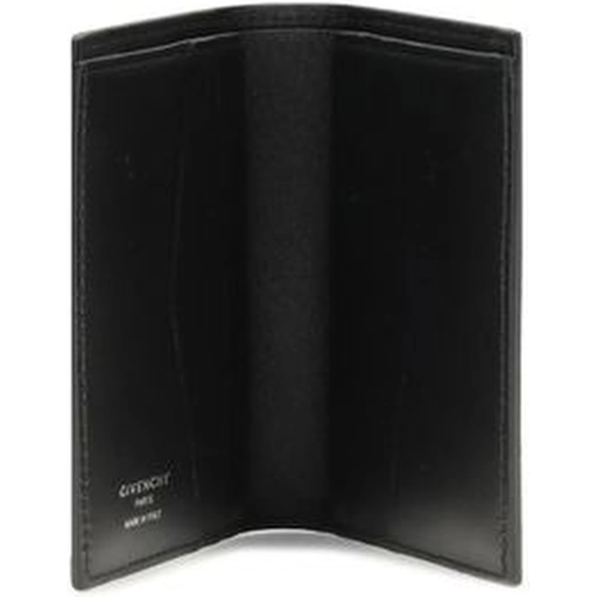 محفظة بوس توروس من جلد العجل الأسود