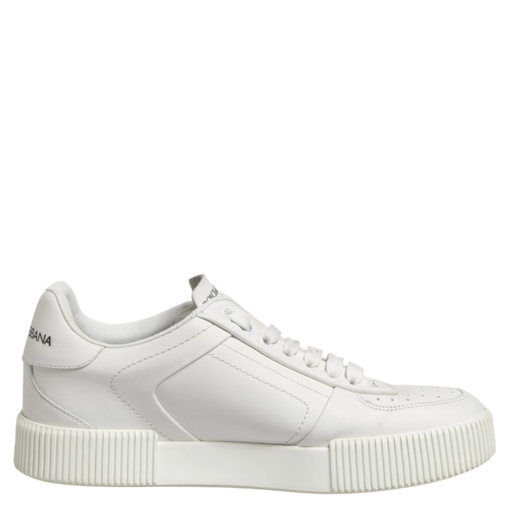 White MIAMI Calf Low Top Men Sneakers  Shoes