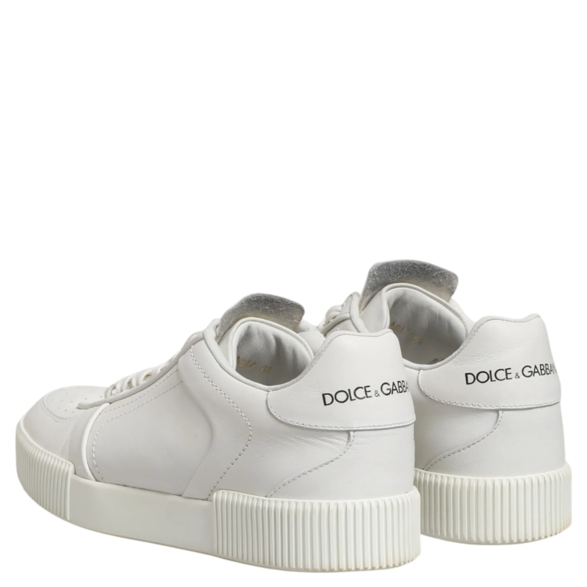 White MIAMI Calf Low Top Men Sneakers  Shoes